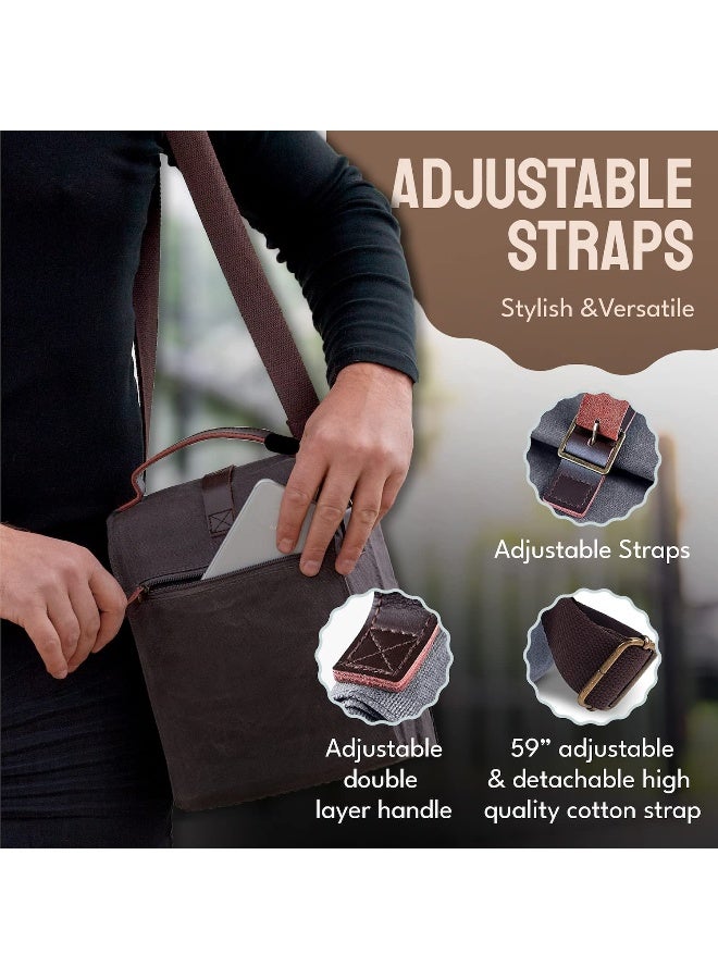 ASEBBO Insulated Lunch Bag for Women & Men (Grey) - Image 4